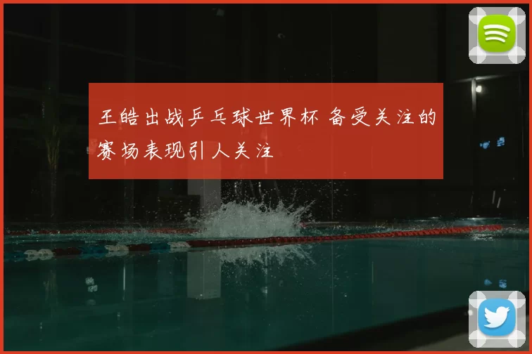 王皓出战乒乓球世界杯 备受关注的赛场表现引人关注